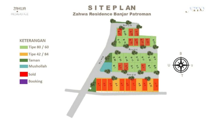 siteplan zahwa residence