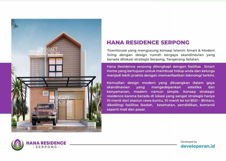 hana residence serpong