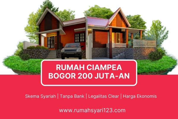 Rumah Ciampea Bogor Hanya 200 Juta-an Saja