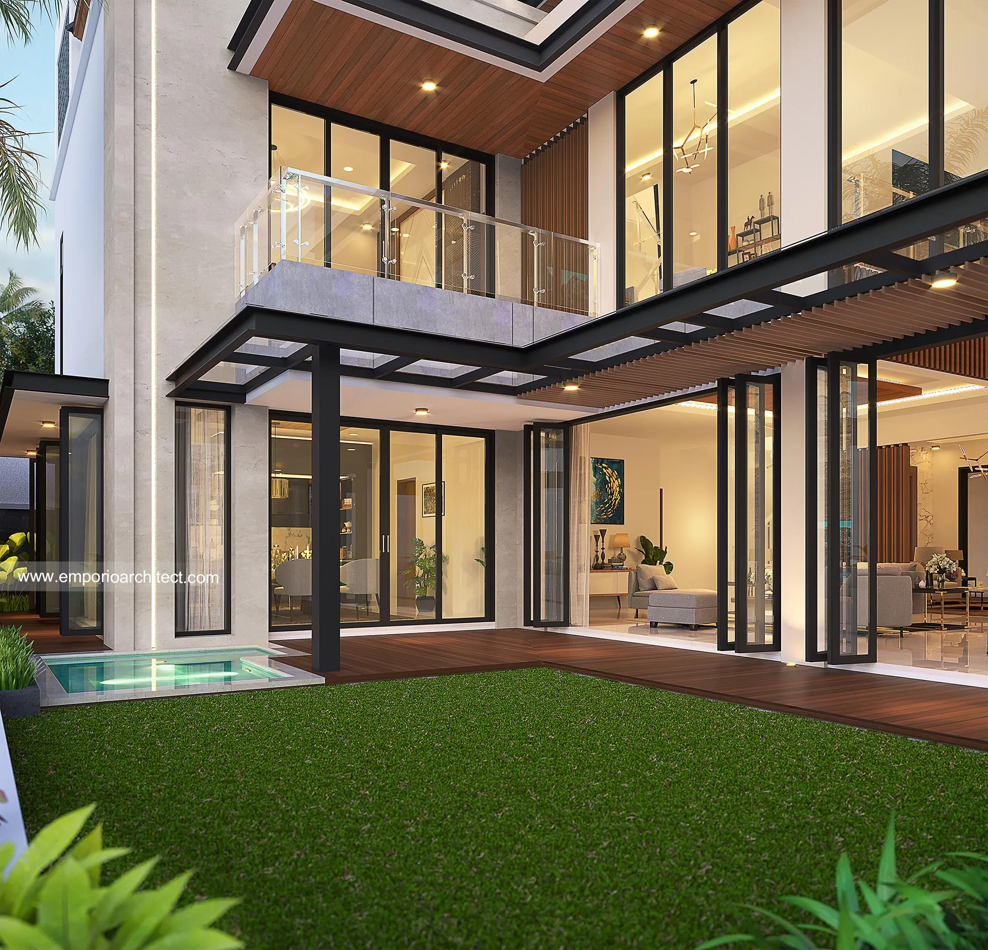 Jasa Kontraktor Renovasi Rumah Purwokerto 22 Jasa Kontraktor Renovasi Rumah Purwokerto: peremajaan hunian tampak depan rumah modern