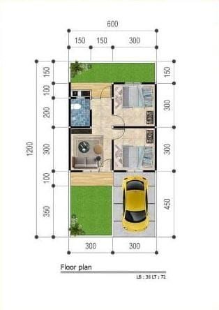 Fasad samping rumah minimalis 1 lantai Energyze Milenial Sepatan Tangerang murah 385 juta